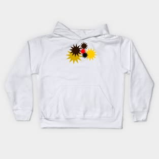 star burst abstract Kids Hoodie